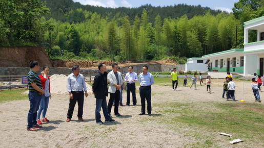 何族興董事長赴平嶺村開展扶貧調研活動